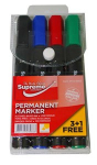 PERMANENT MARKERS 4PK LARGE (PM4-9883)
