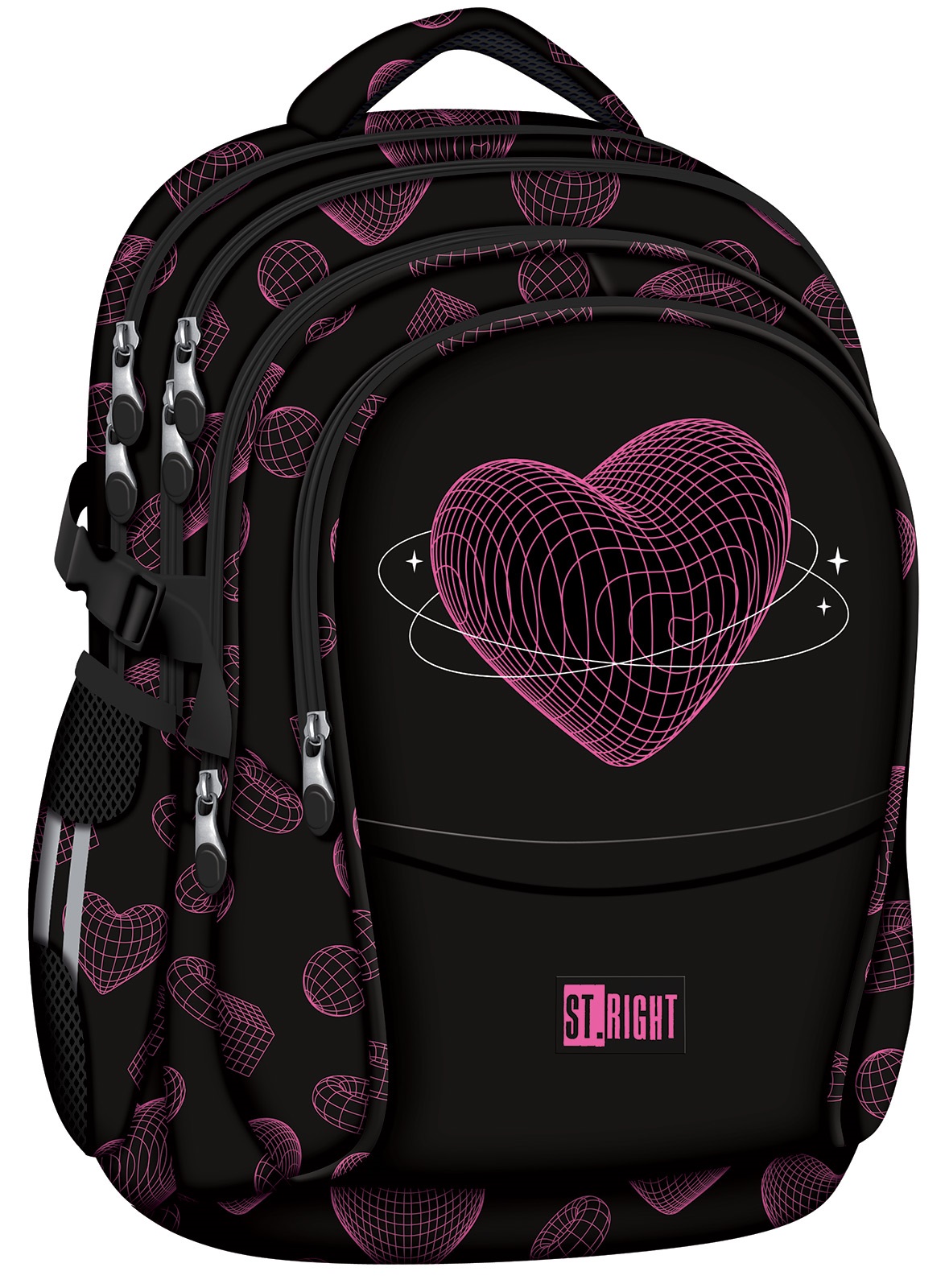 BACKPACK ST 17IN VIRTUAL HEART (BP-01)