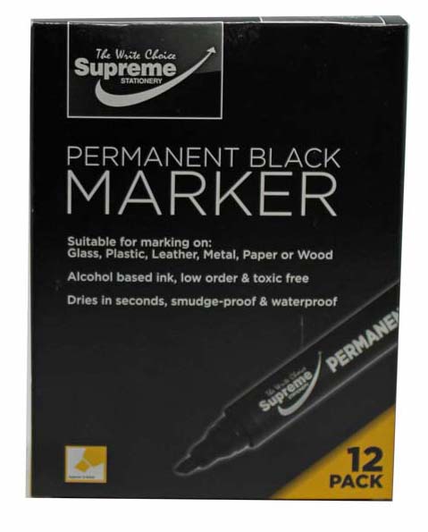 PERMANENT MARKERS BLACK (PM-2494)