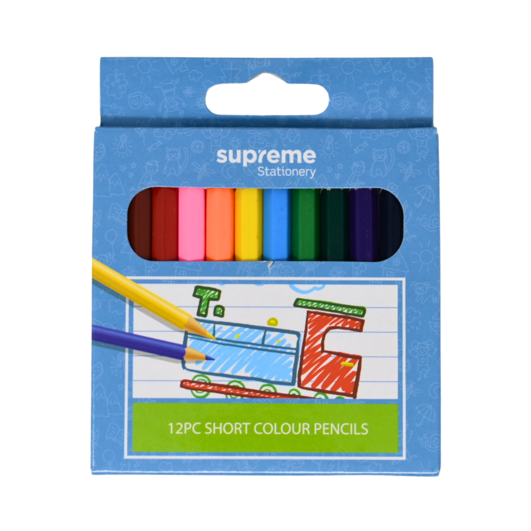 COLOUR PENCIL 12PC SHORT (CP-8144)