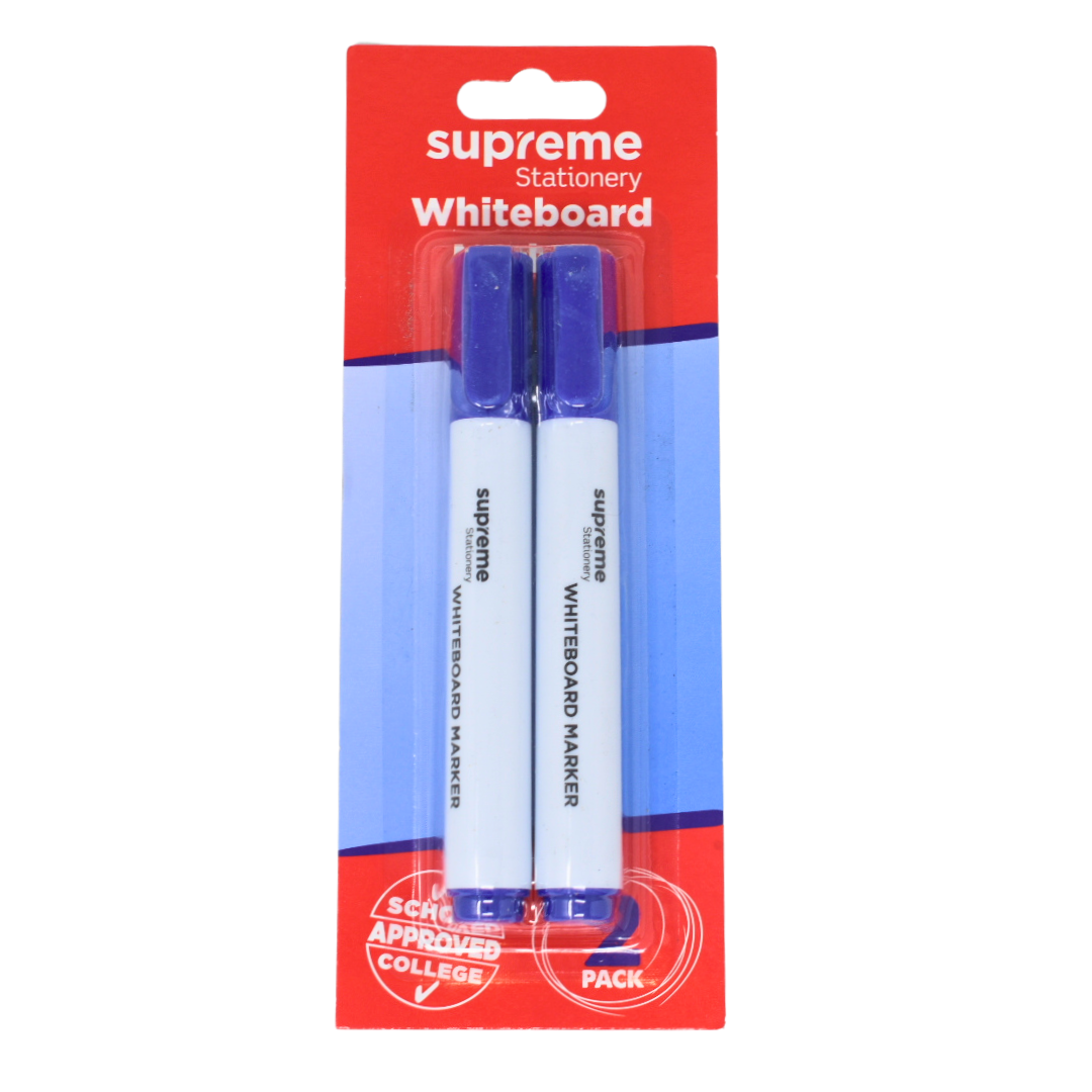 WHITEBOARD MARKER 2PK BLUE (WB-5112)