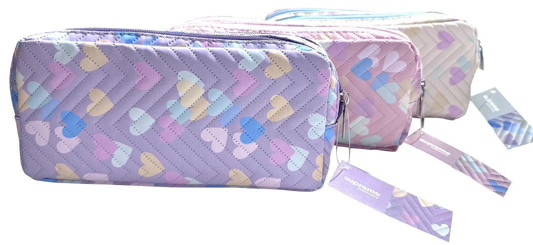 DOUBLE PENCIL CASE HEART SOFT (PC-7765)