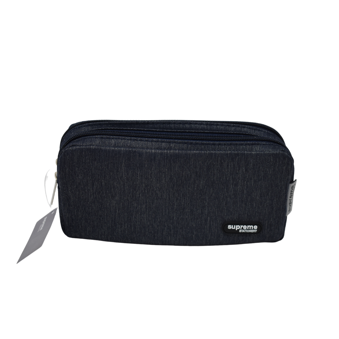 DOUBLE PENCIL CASE DARK (PC-7475)