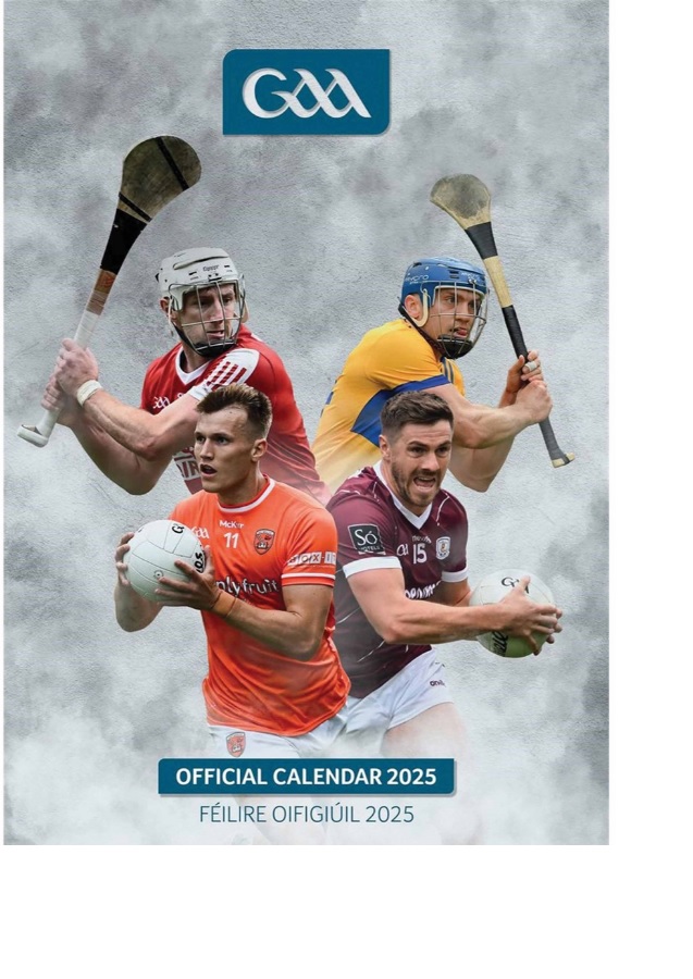 GAA OFFICIAL 2025 CALENDAR